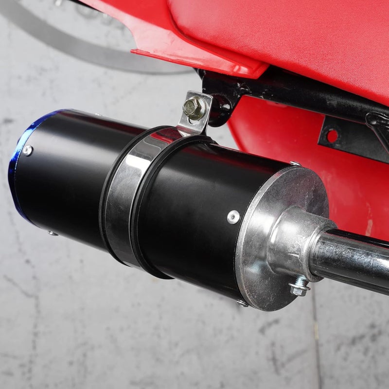 MTATCN 28mm Exhaust Muffler Silencer Pipe Assembly for XR50 CRF50 70cc 110cc 125cc Taotao DB10 DB14 SR110 Rocketa xpro db-x20 SDG Coolster Ex16 Chinese Pit Dirt Bike - Blue - Image 3